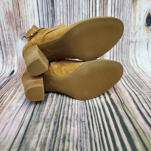 KOOLABURRA by Ugg Suede Samiah Buckle Boots Chestnut Brown New Size 8 - Picture 6 of 10